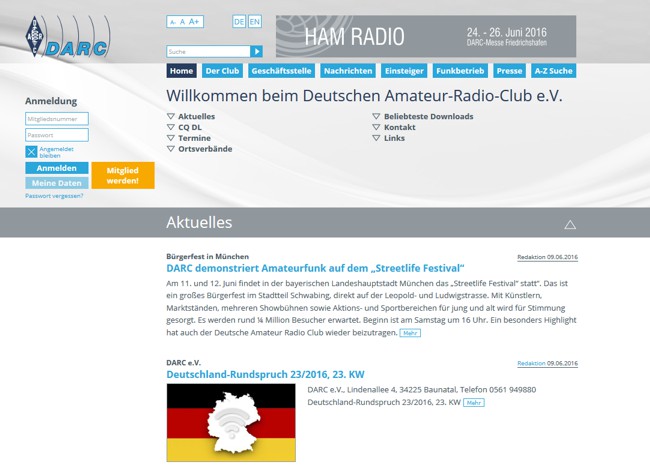 Taste Deutscher Amateur Radio Club
